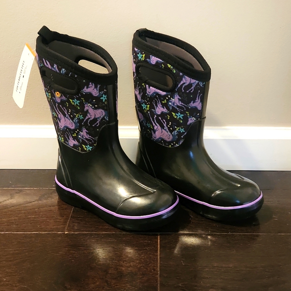 Bogs Kids Classic II size 1 - unicorn